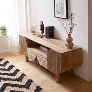 Meuble tv en bois de manguier loëvan
