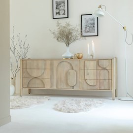 Buffet en bois de manguier tysia