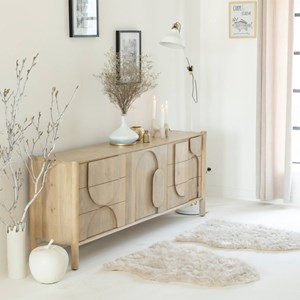 Buffet en bois de manguier tysia