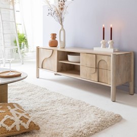 Meuble tv en bois de manguier tysia