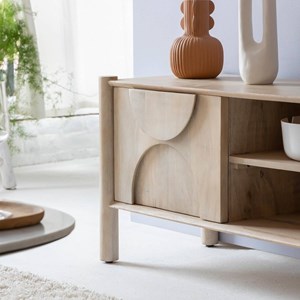 Meuble tv en bois de manguier tysia