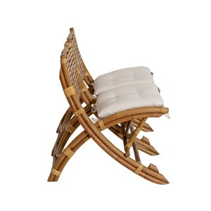 Fauteuil cinéma en rotin 2 places mayeul