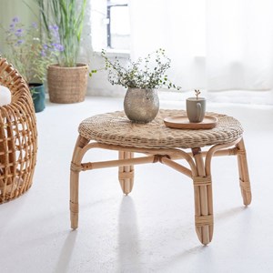 Table basse en rotin nohan