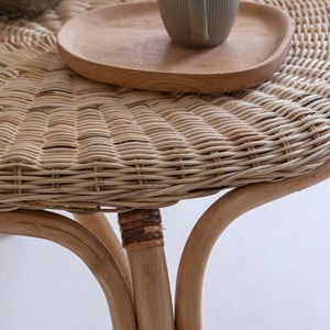 Table basse en rotin ronde nohan