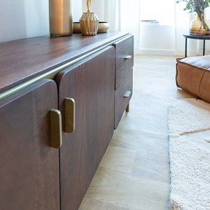 Meuble tv en bois de manguier