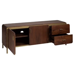 Meuble tv en bois de manguier