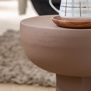 Bout de canapé marron