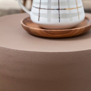 Bout de canapé marron