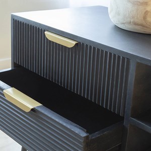 Meuble tv en bois de manguier