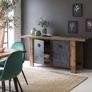 Buffet en bois recyclé et métal hector