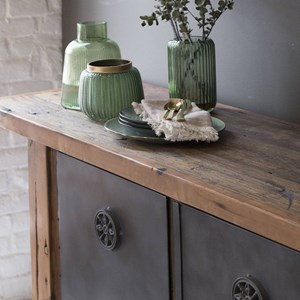 Buffet en bois recyclé et métal hector