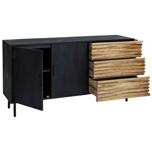 Buffet en bois de manguier