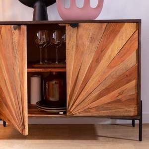 Petit buffet en bois d'acacia