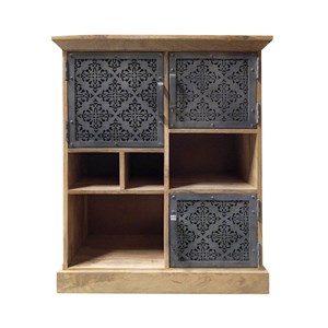 Buffet haut en bois de manguier sahara