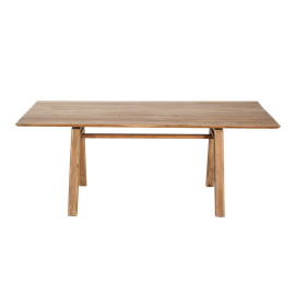 Table à manger en bois d'acacia