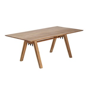 Table à manger en bois d'acacia
