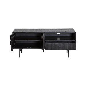 Meuble tv en bois d'acacia