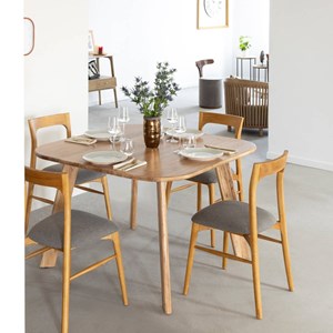 Table à manger en bois acacia flora