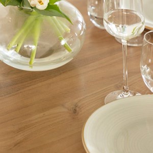 Table à manger en bois acacia flora