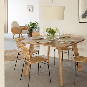 Table à manger en bois acacia flora