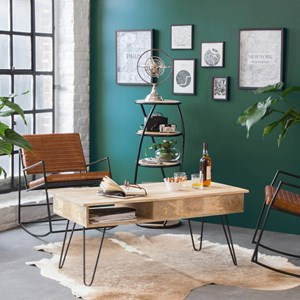 Etagère en bois de manguier mykonos