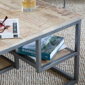 Table basse en bois de manguier