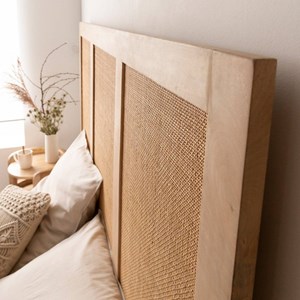 Tête de lit cannage