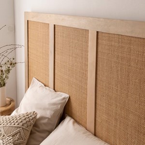 Tête de lit cannage