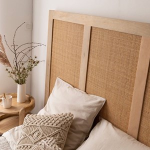 Tête de lit cannage