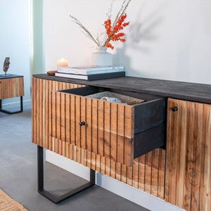 Buffet en bois de manguier