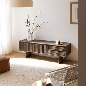 Meuble tv en bois de manguier niels