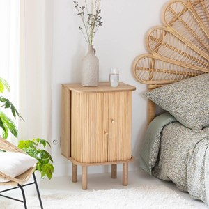 Table de chevet en bois de pin colin