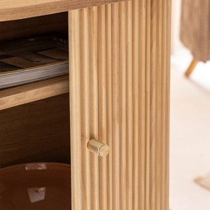 Table de chevet en bois de pin colin