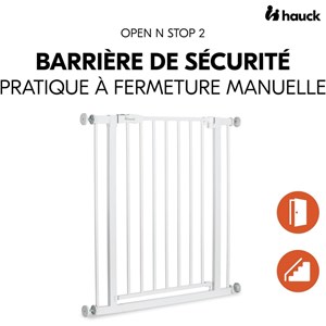 Barrière open n stop 2 blanc