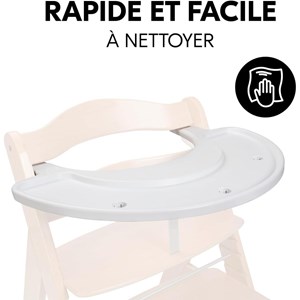 Tablette de jeux alpha play tray blanc