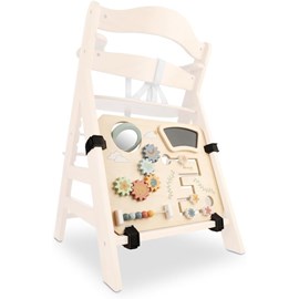 Chaise-haute play board en bois