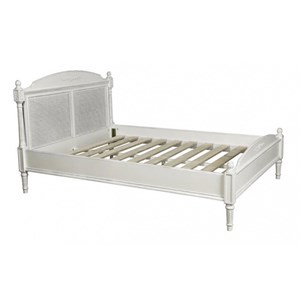 Lit mdf blanc - gustavien interior's