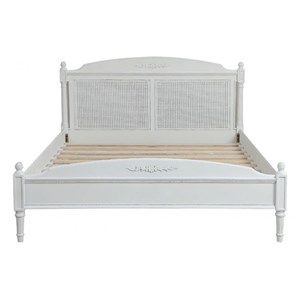 Lit mdf blanc - gustavien interior's