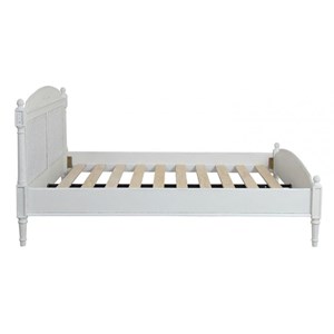 Lit mdf blanc - gustavien interior's