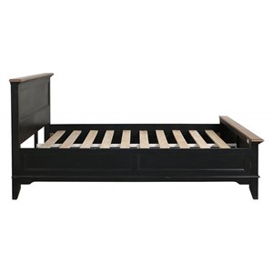 Lit bois noir - esquisse interior's