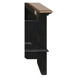 Lit bois noir - esquisse interior's