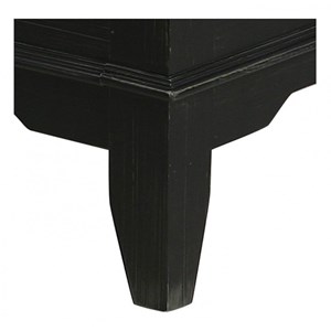 Lit bois noir - esquisse interior's