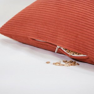 Coussin méditation berlingot terracotta