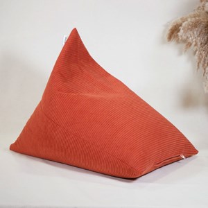 Coussin méditation berlingot terracotta