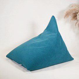 Coussin de méditation - berlingot paon