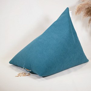 Coussin de méditation - berlingot paon