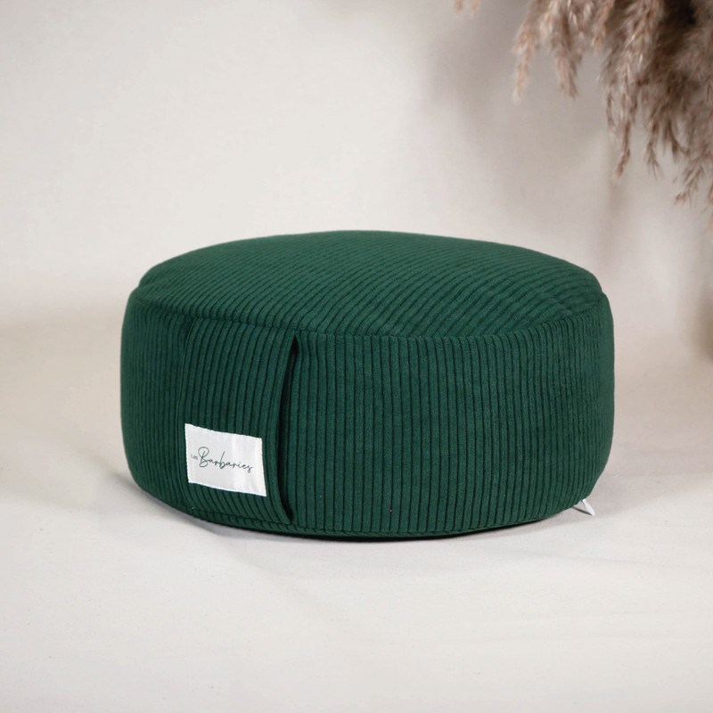 Coussin de méditation bas - zafu velours