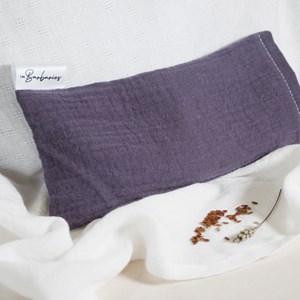 Coussin yeux lin lavande - lavande