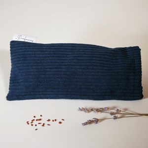 Coussin yeux lin lavande - velours