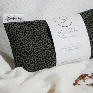 Coussin yeux lin lavande - léoni
